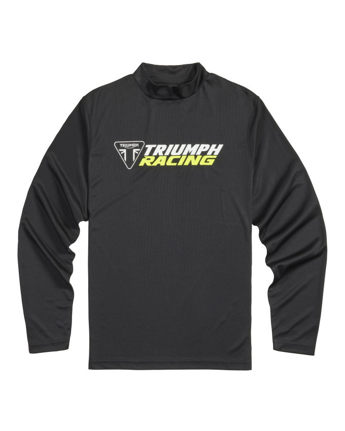 Triumph Racing Rapid Dry Long Sleeve Logo Tee