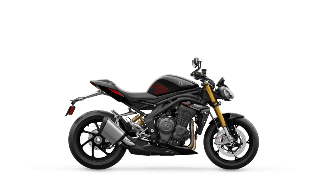 Speed Triple 1200 RS in Jet Black Right hand side CGI