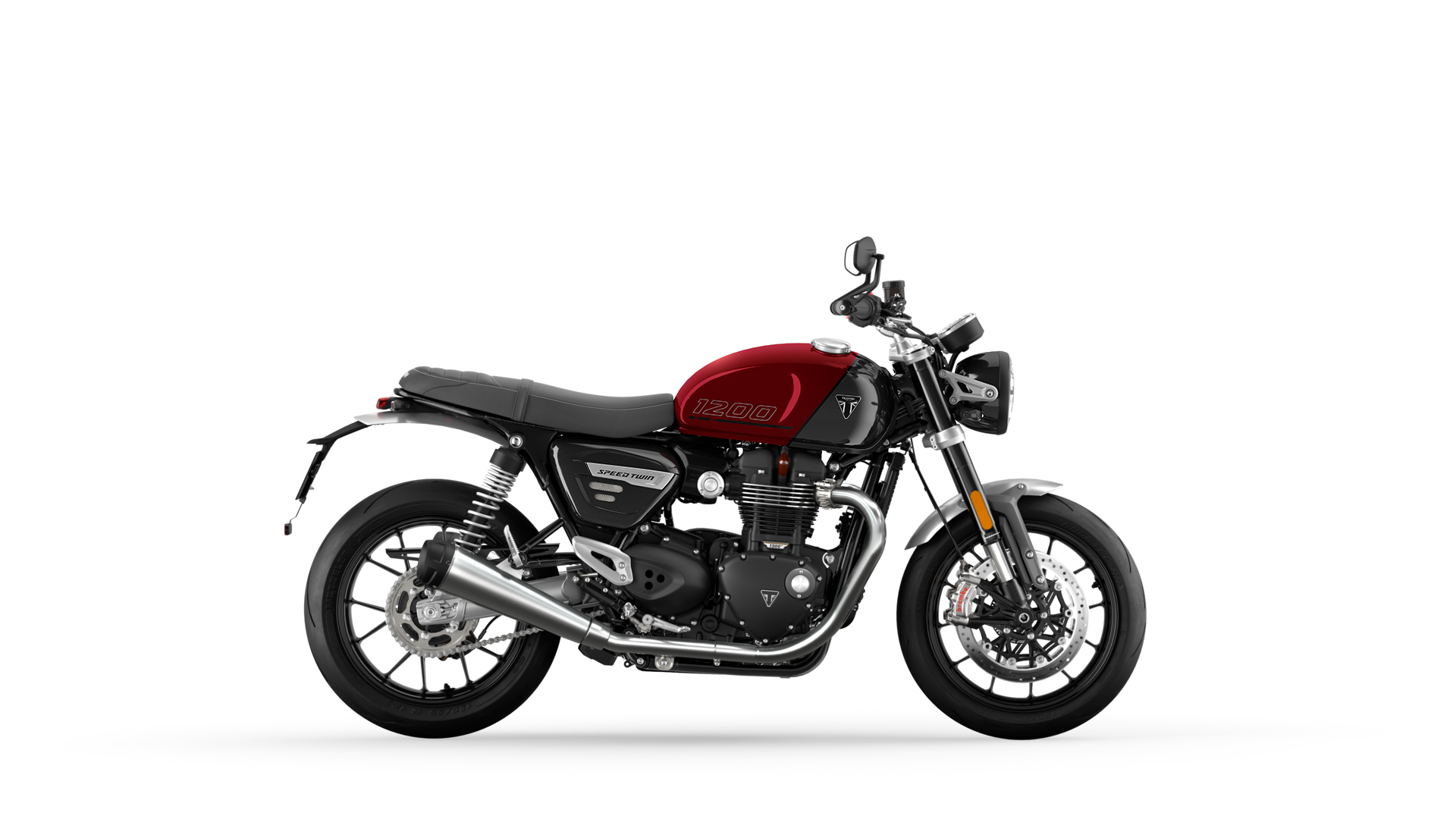 CGI of the Triumph Speed Twin 1200 in Carnival Red