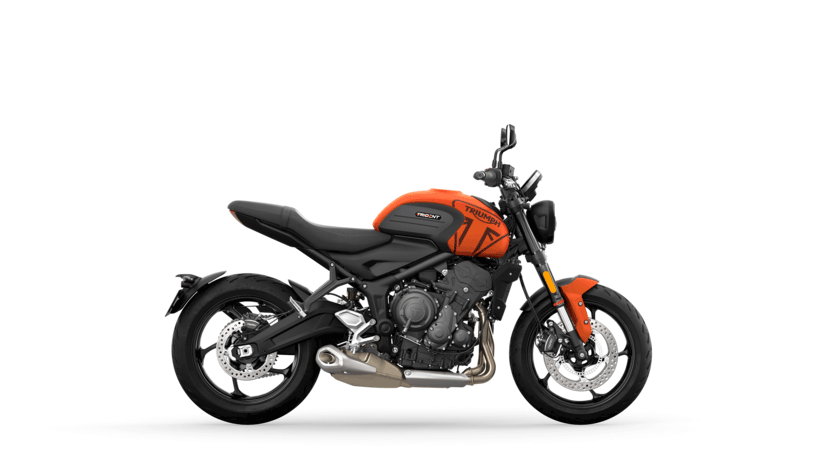 Triumph Trident  CGI Right Side in Crystal White